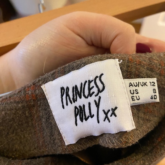 Princess Polly Tweed Skirt Size M - Picture 3 of 3